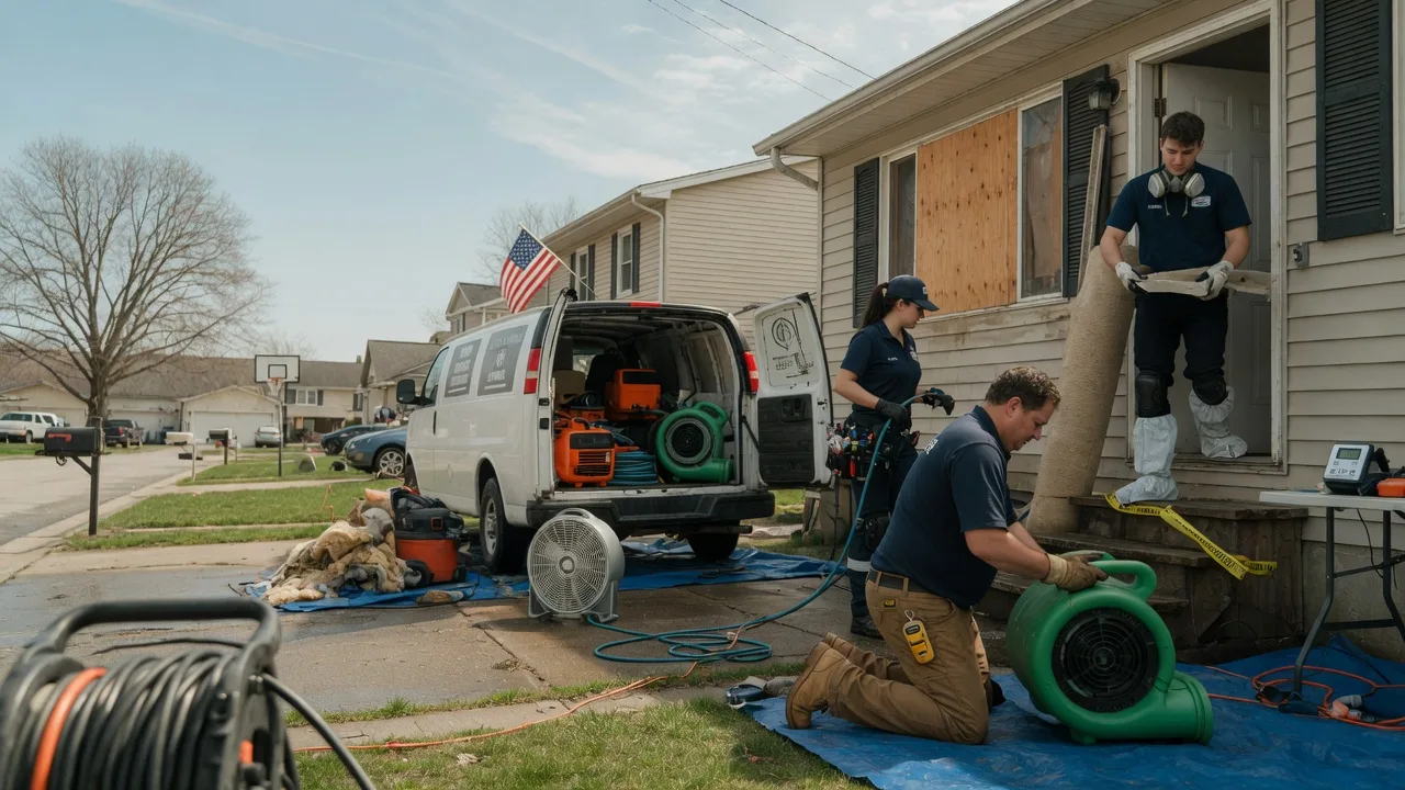 Water Damage Restoration in Winchester, KS near me